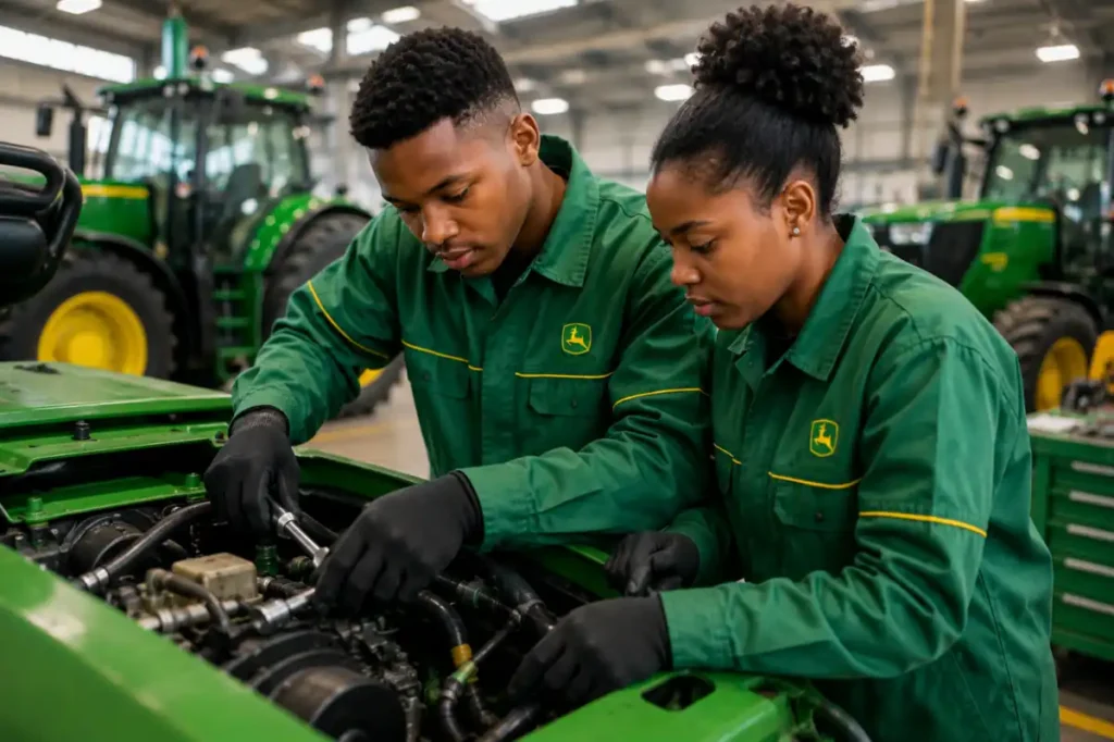 AFGRI Apprenticeship students in workplace