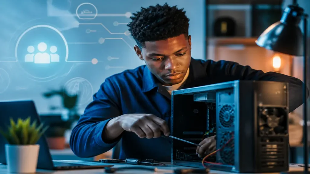 EASTC Technical Support Learnership student in operations